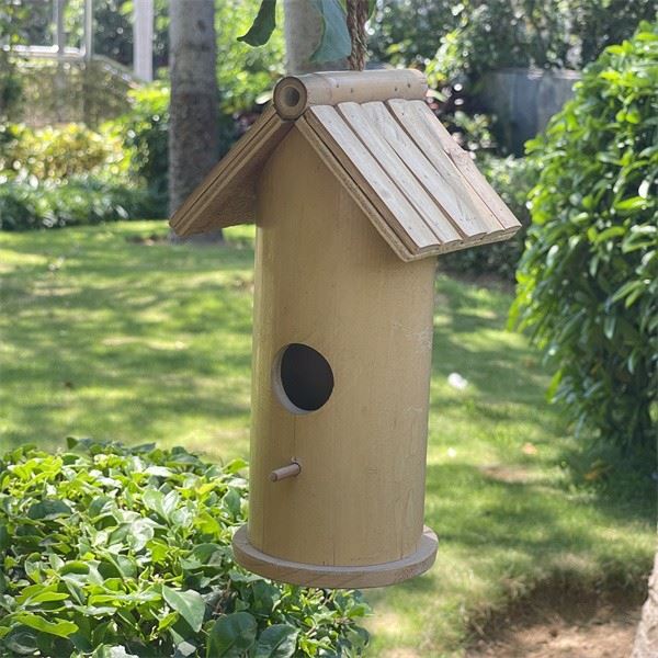 Outdoor Garden Hanging DIY Wooden Bird House